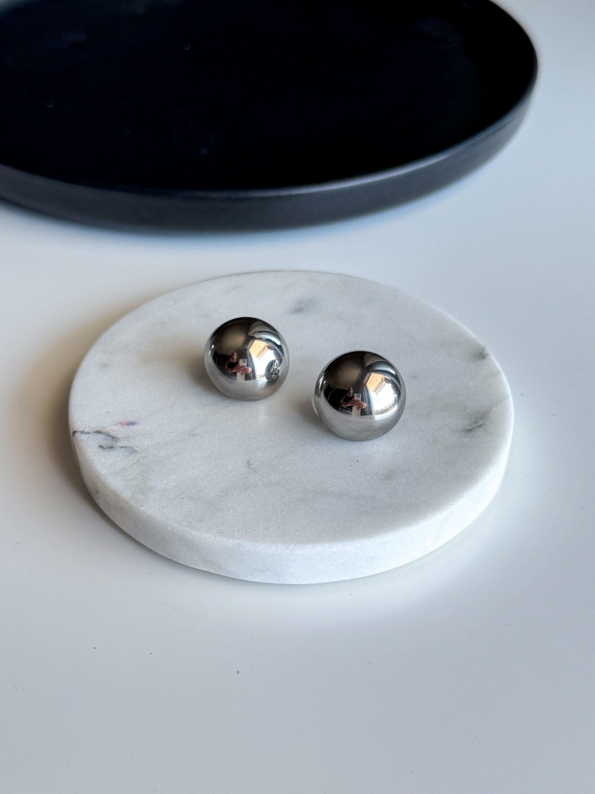 σκουλαρίκια ασημί vintage με κλιπ