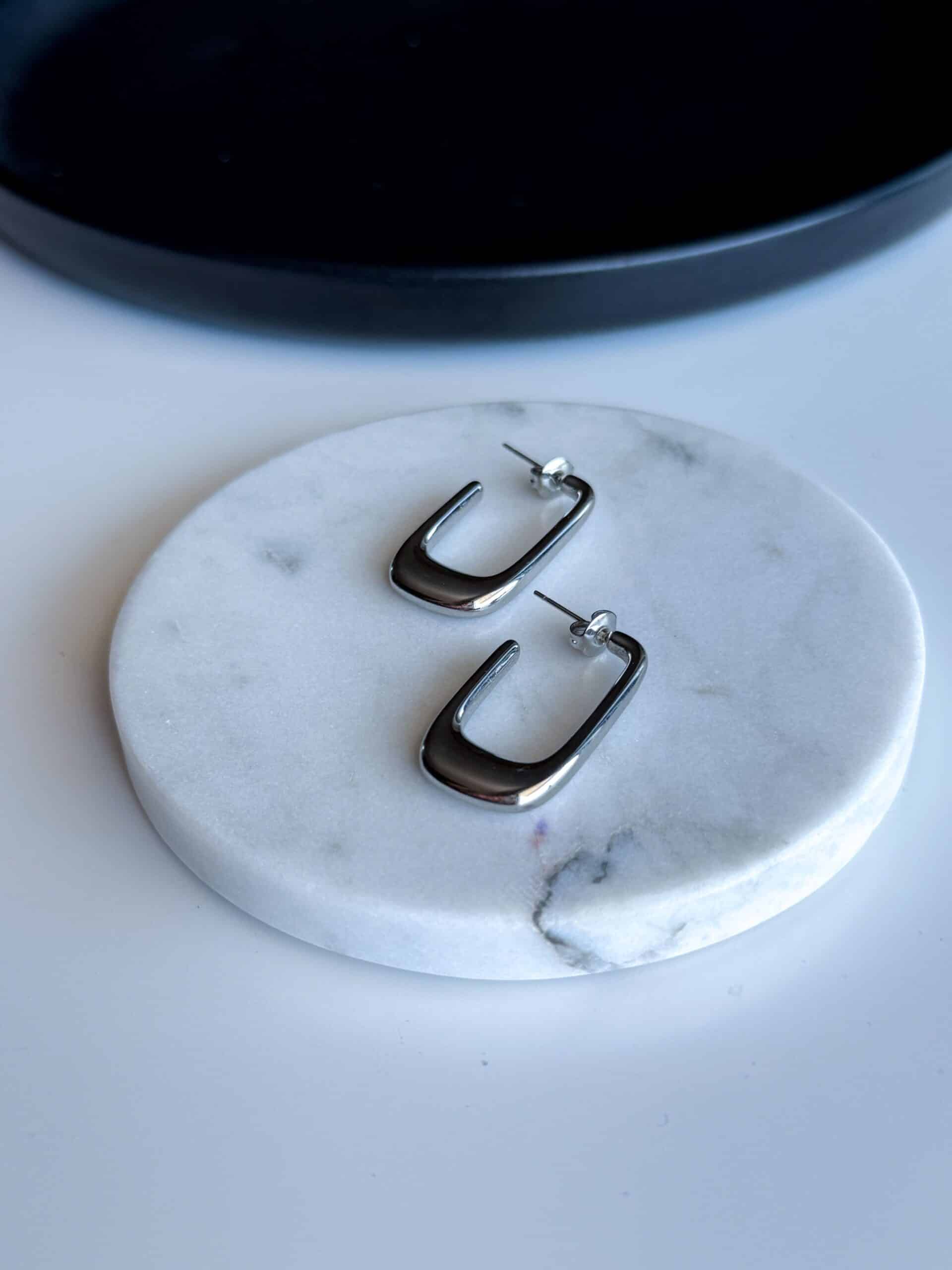 ασημί κρικάκια