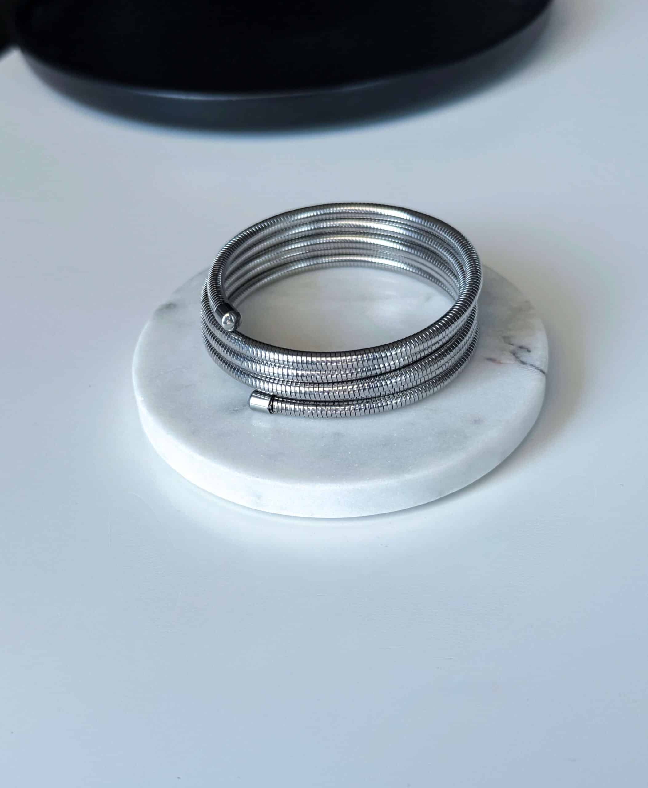 Γυναικείο Πολλαπλό Ασημί Βραχιόλι