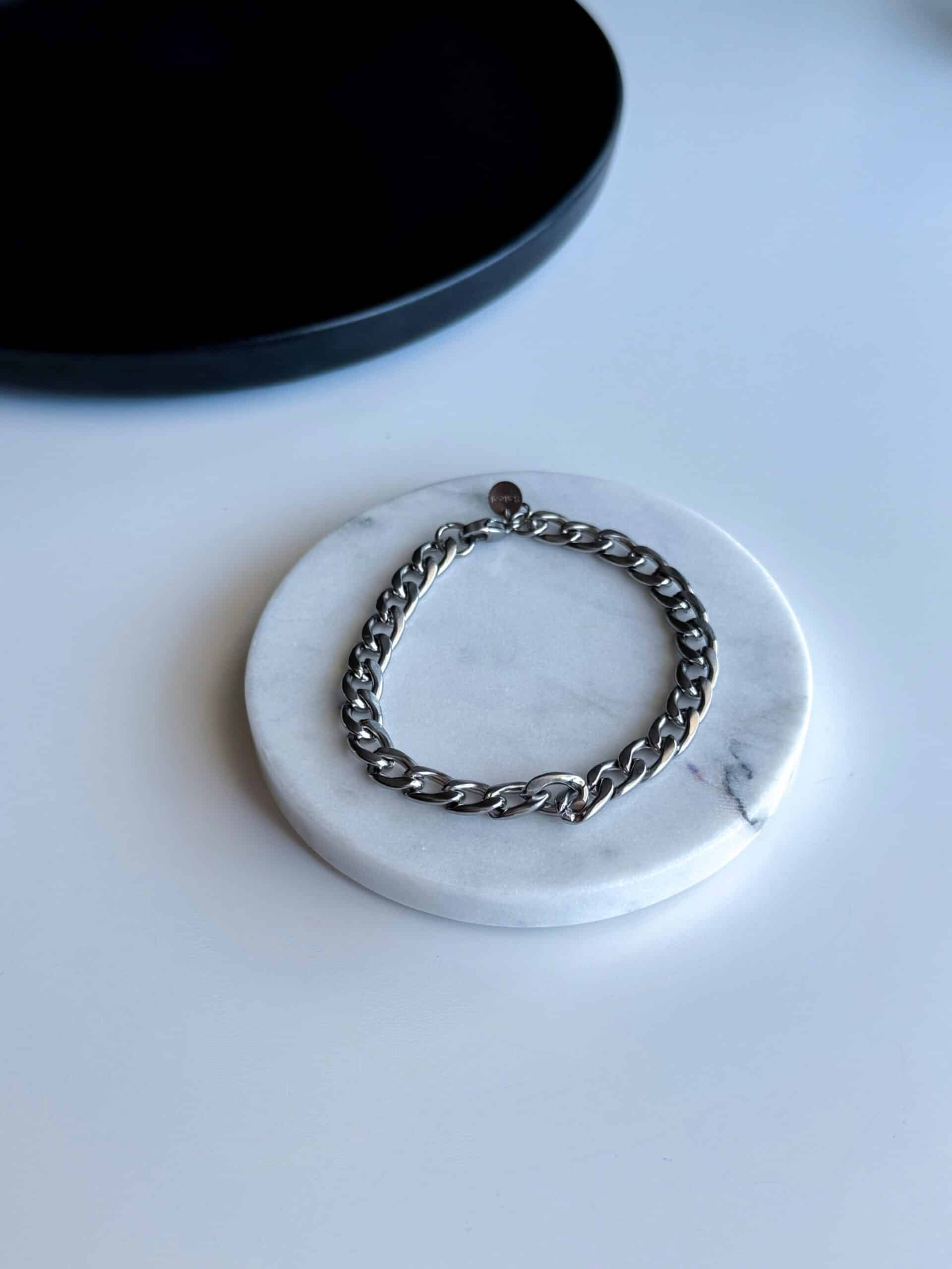 ανδρικό βραχιόλι ασημί