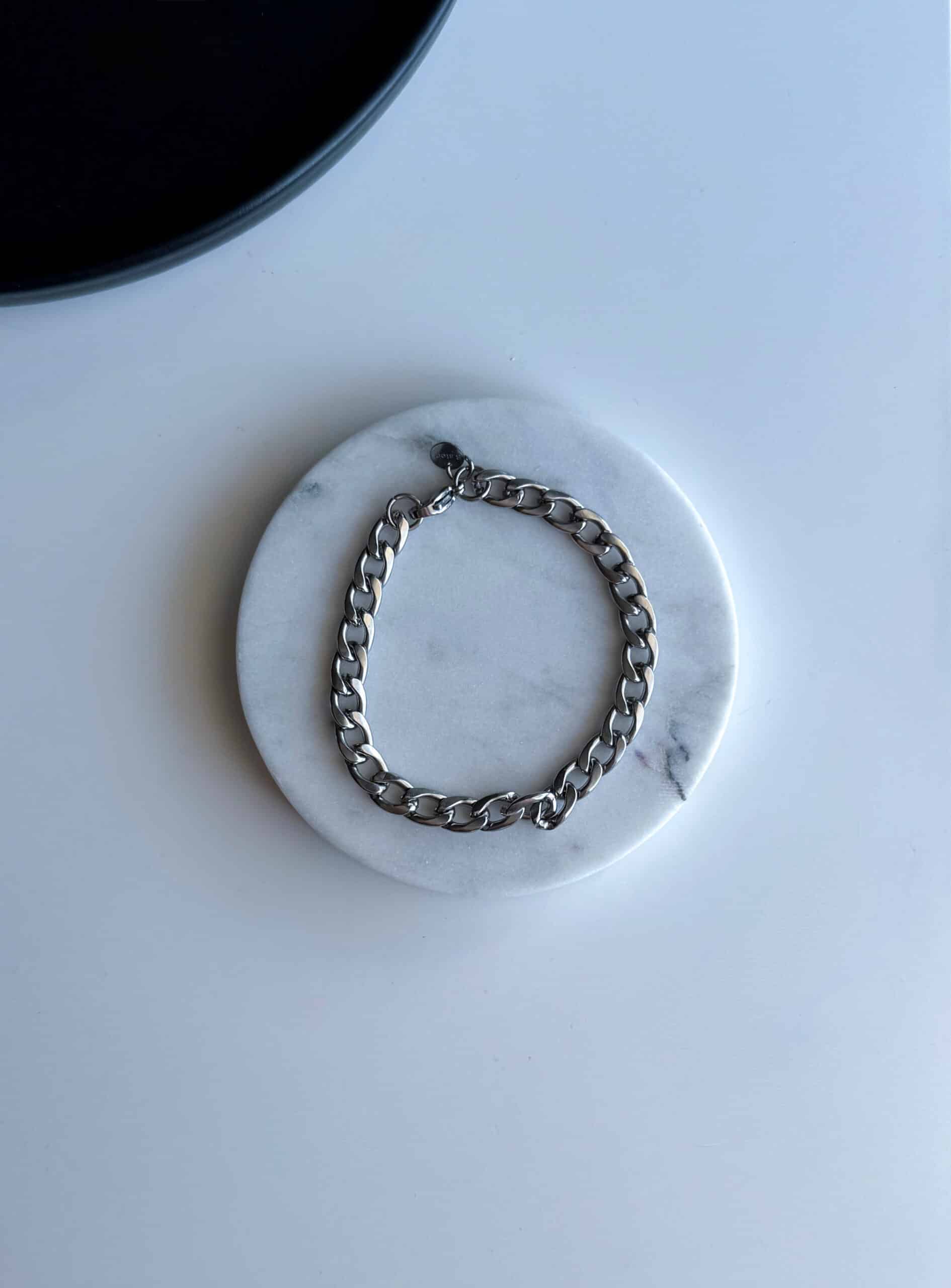 ανδρικό βραχιόλι ασημί vp jewels