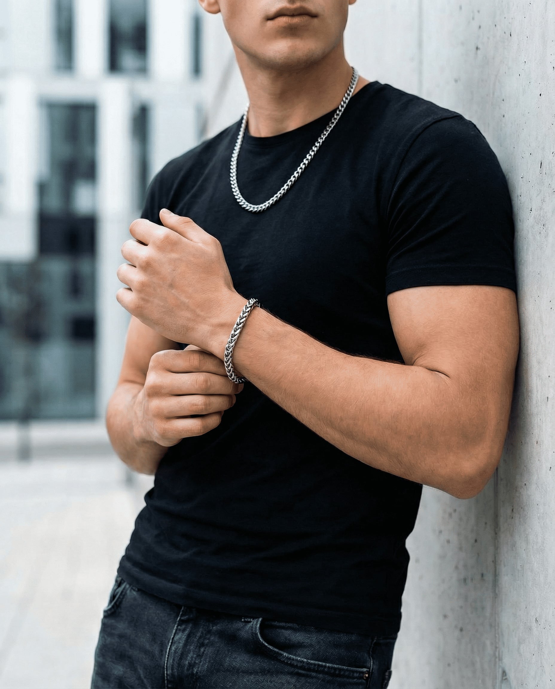 ανδρικά ατσάλινα κοσμήματα