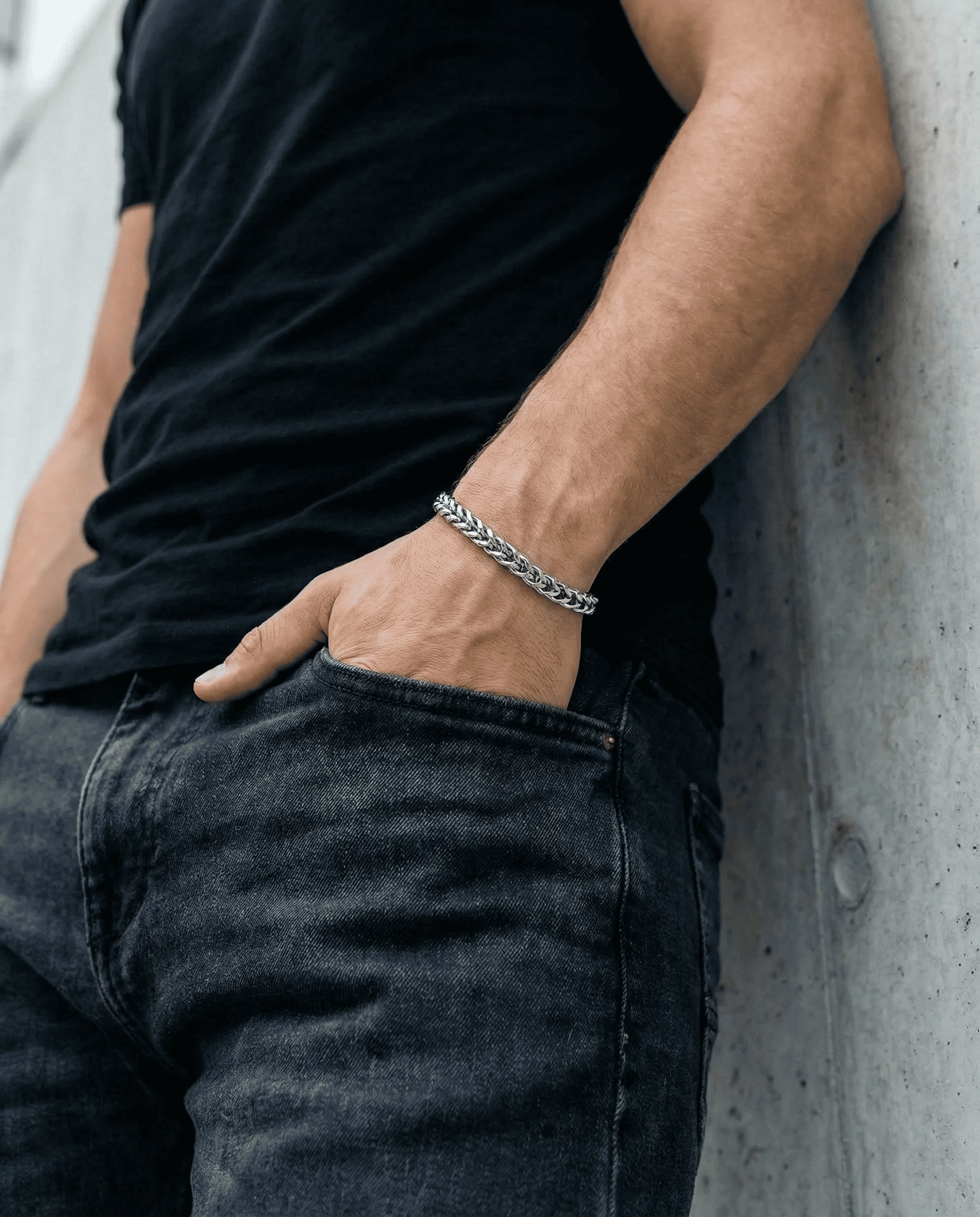 ανδρικά ατσάλινα βραχιόλια